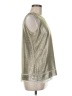 Calvin Klein Metallic Silver Sleeveless Top One size - photo 4
