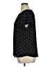 CeCe 100% Polyester Polka Dots Black Short Sleeve Top Size XL - photo 5