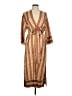 Sandro 100% Silk Paisley Brown Casual Dress Size EU (FR) 38 / US 6 - photo 1