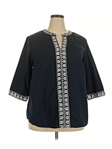 Wayward Fancies 3/4 Sleeve Blouse (view 1)