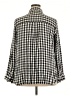 Levi's 100% Viscose Checkered-gingham Black 3/4 Sleeve Button-Down Shirt Size 2X - photo 2