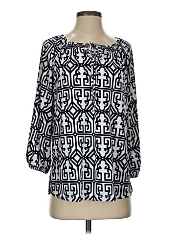 MULTIPLES 3/4 Sleeve Blouse (view 1)