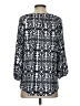 MULTIPLES Blue 3/4 Sleeve Blouse Size S - photo 2