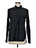 Gap Argyle Black Blue Long Sleeve Button-Down Shirt Size M - photo 1