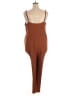 Cider Solid Brown Jumpsuit Size 4X - photo 2
