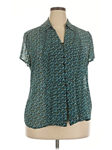 Charter Club Short Sleeve Silk Top (view 1)