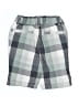 Next 100% Cotton Plaid Gray Cargo Shorts Size 2 - 3 - photo 2