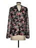Eyelash Couture Black Long Sleeve Blouse Size S - photo 2