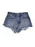 MOUSSY Blue Denim Shorts Size 2 - photo 1