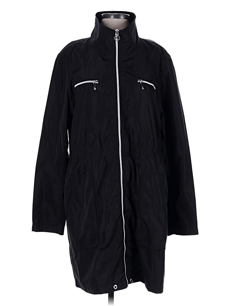Pre-owned Michael Michael Kors Raincoat In Black