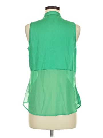 a.n.a. A New Approach Sleeveless Button-Down Shirt (view 2)
