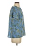 J.Jill Blue Short Sleeve Blouse Size XS - photo 4