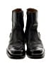 Salvatore Ferragamo 100% Leather Black Ankle Boots Size 8 (wide) - photo 2