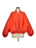 Zara 100% Polyester Solid Orange Jacket Size M - photo 1