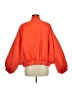 Zara 100% Polyester Solid Orange Jacket Size M - photo 2