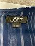 Ann Taylor LOFT 100% Rayon Stripes Blue Romper Size 10 - photo 4