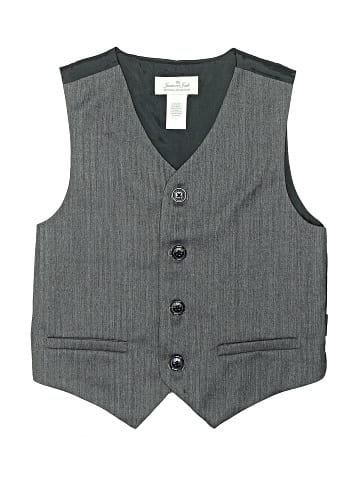 Janie and Jack Tuxedo Vest (view 1)