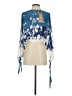 Surf Gypsy Blue 3/4 Sleeve Blouse Size S - photo 2