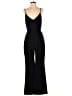 Socialite Solid Black Jumpsuit Size M - photo 1
