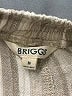 Briggs Stripes Silver Linen Pants Size M - photo 7