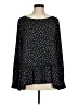 Ann Taylor LOFT 100% Polyester Polka Dots Black Long Sleeve Blouse Size M - photo 1