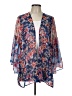 Self Esteem 100% Polyester Blue Kimono Size L - photo 1