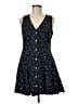 Universal Thread Stars Black Cocktail Dress Size M - photo 1