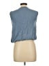 O'Neill 100% Viscose Blue Sleeveless Blouse Size L - photo 2