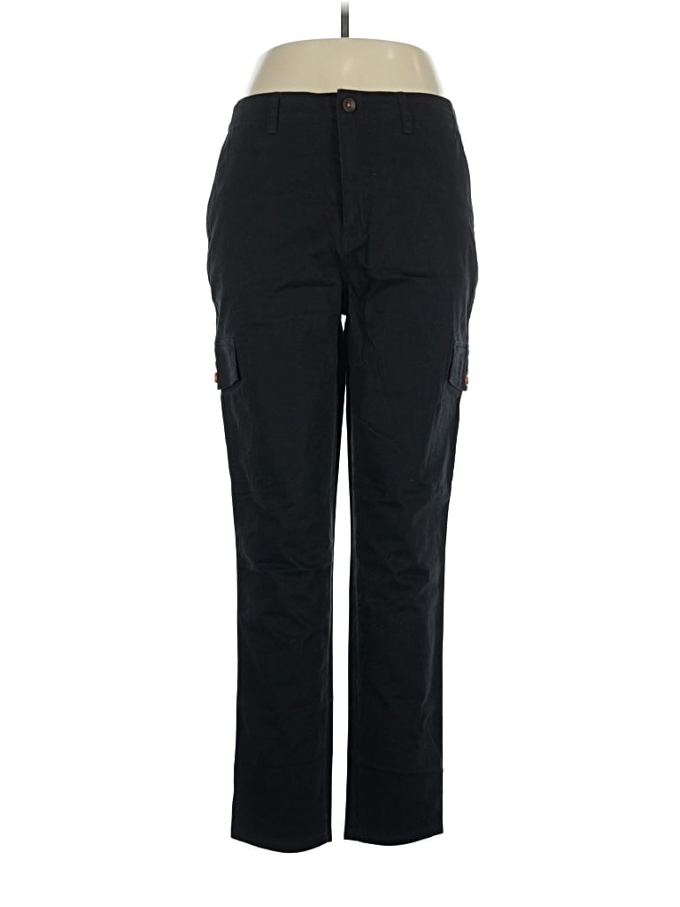 Pre-owned Lands' End Cargo Pants In Black