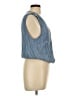 O'Neill 100% Viscose Blue Sleeveless Blouse Size L - photo 4