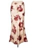 Bacio 100% Polyester Floral Ivory Formal Skirt Size M - photo 1