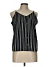 Maurices 100% Polyester Black Sleeveless Blouse Size L - photo 1