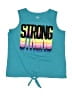Justice Teal Sleeveless Top Size 16 - 18 - photo 1