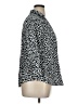 Lane Bryant Animal Print Black 3/4 Sleeve Button-Down Shirt Size 16 - photo 4