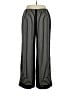 H&M 100% Polyester Stripes Black Dress Pants Size L - photo 2