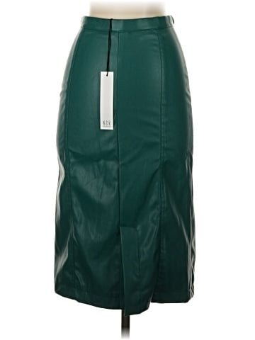 NSR Faux Leather Skirt (view 2)
