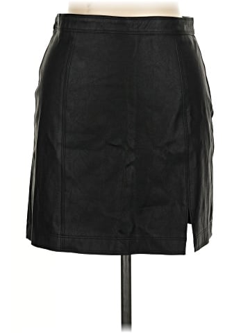 Shinestar Faux Leather Skirt (view 1)