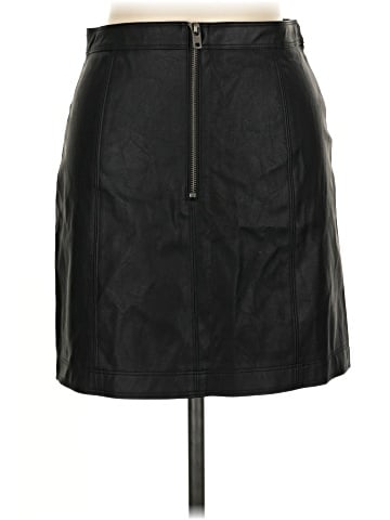 Shinestar Faux Leather Skirt (view 2)