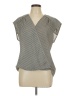 Max Studio Gray Short Sleeve Blouse Size L - photo 1