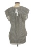 Max Studio Gray Short Sleeve Blouse Size L - photo 2