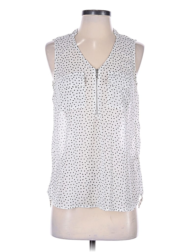 Pre-owned New Look Sleeveless Blouse In White