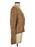 St. John Tan Wool Cardigan Size S - photo 4