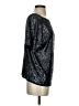 J.Crew 100% Viscose Metallic Silver Short Sleeve Top Size S - photo 4