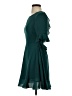Shein 100% Polyester Solid Teal Cocktail Dress Size 2 - photo 5