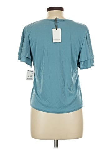 Green Envelope Short Sleeve Top (view 2)
