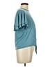 Green Envelope Teal Short Sleeve Top Size L - photo 4