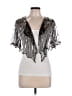 Unbranded 100% Polyester Silver Black Kimono One size - photo 1