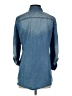Chico's Blue 3/4 Sleeve Button-Down Shirt Size S - photo 2