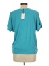 Green Envelope Teal Short Sleeve Top Size L - photo 2