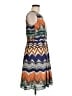 Assorted Brands 100% Polyester Chevron-herringbone Blue Casual Dress Size 8 - photo 4